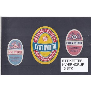 Etiketter - Kvrndrup 3 Stk.