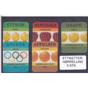 Etiketter - Hrrelund 5 Stk.