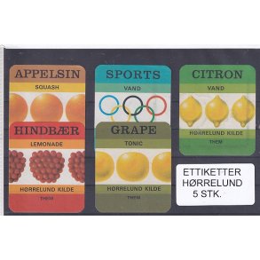 Etiketter - Hrrelund 5 Stk.