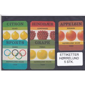 Etiketter - Hrrelund 5 Stk.