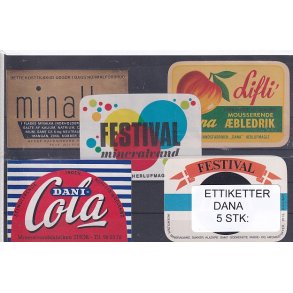 Etiketter - Dana 5 Stk.