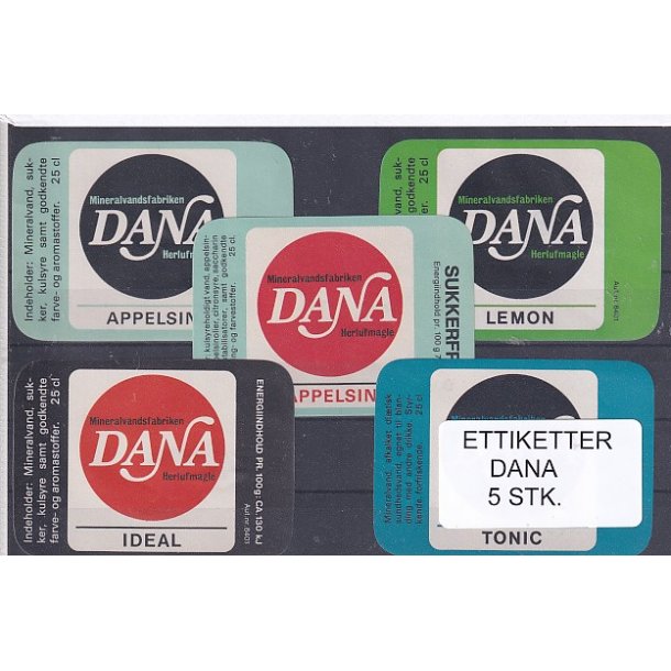 Etiketter - Dana 5 Stk.