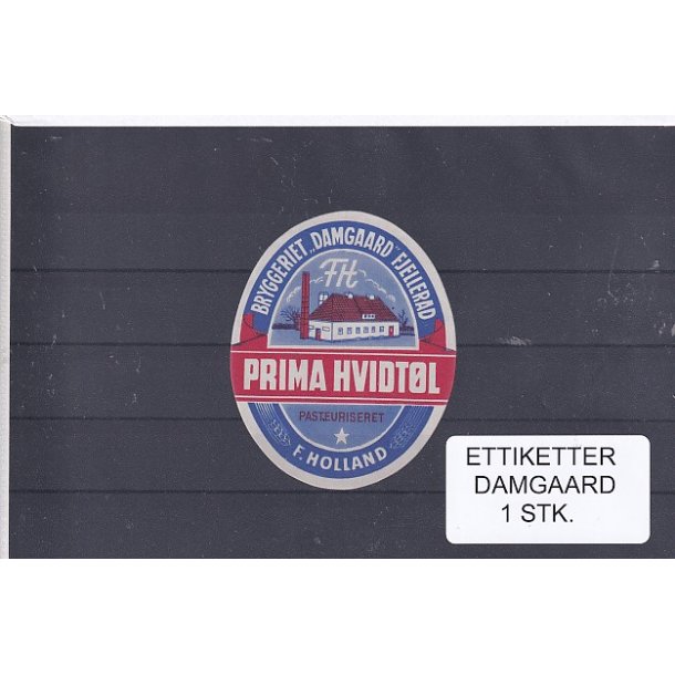 Etiketter - Damgaard  1 Stk.