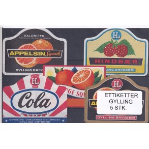 Etiketter - Gylling  5 Stk.