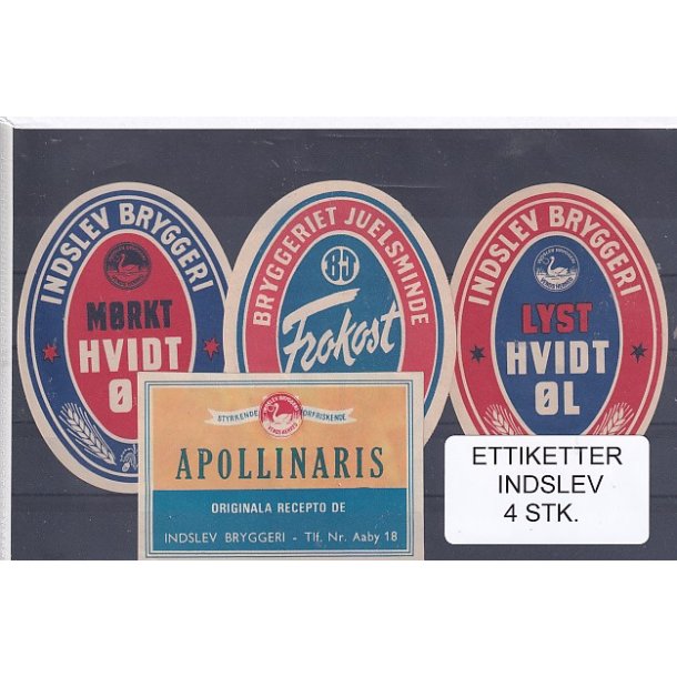 Etiketter - Indslev 4 Stk.
