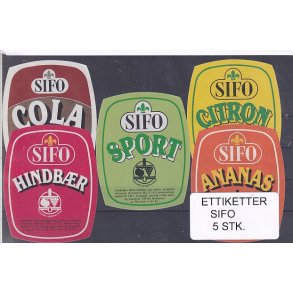 Etiketter - Siffo - Holbk -  5 Stk.