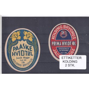Etiketter - Kolding  2 Stk.