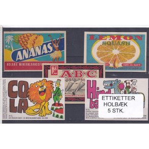 Etiketter - Holbk - 5 Stk.