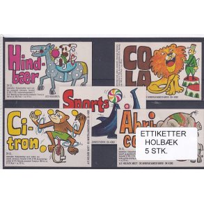 Etiketter - Holbk - 5 Stk.