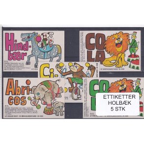 Etiketter - Holbk - 5 Stk.