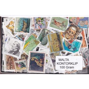 Malta 100 g. Kontorklip - Masser af Billedm�rker.