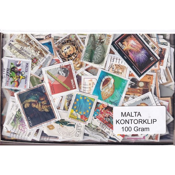 Malta 100 g. Kontorklip - Masser af Billedm�rker.