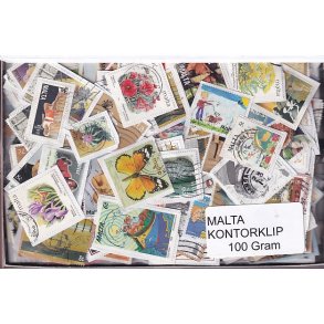 Malta 100 g. Kontorklip - Masser af Billedm�rker.
