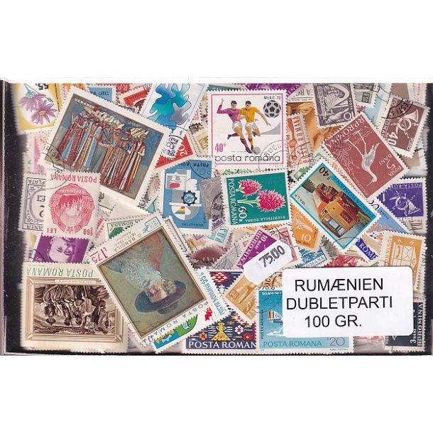 Rumnien Dubletparti. 100 Gram.