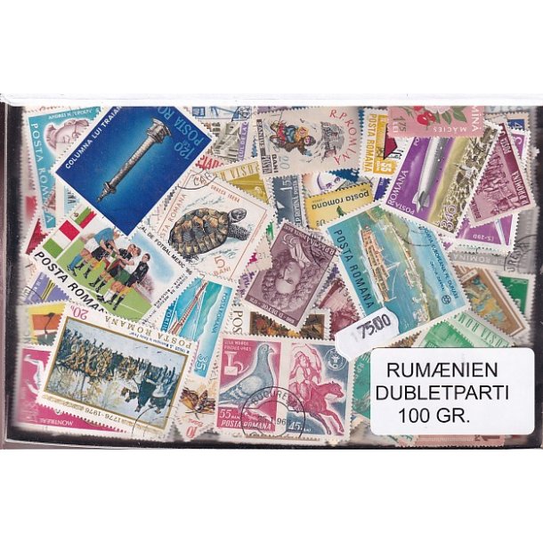 Rumnien Dubletparti. 100 Gram.