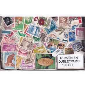 Rumnien Dubletparti. 100 Gram.