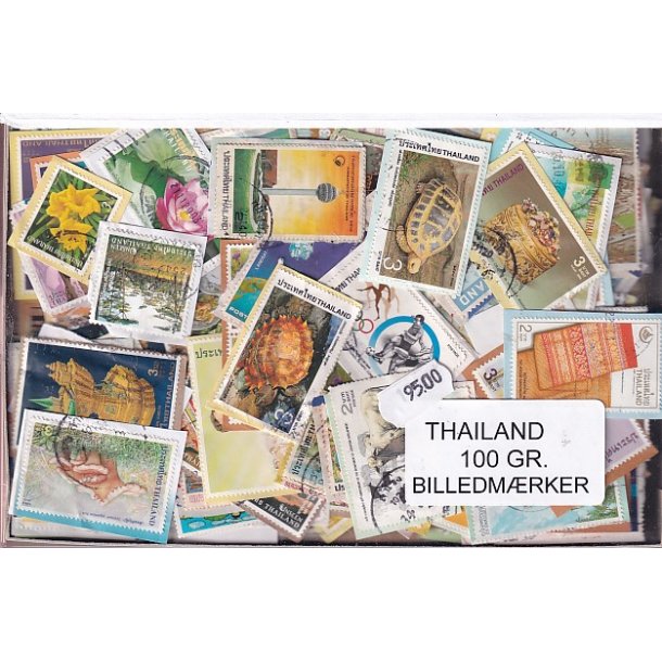 Thailand 100 g. Billedm�rker - T�t Klip.