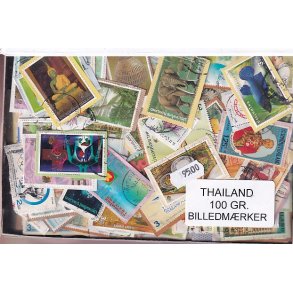 Thailand 100 g. Billedm�rker - T�t Klip.