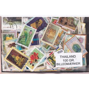 Thailand 100 g. Billedm�rker - T�t Klip.