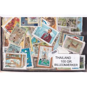 Thailand 100 g. Billedm�rker - T�t Klip.