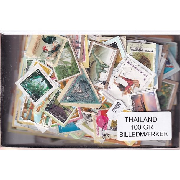 Thailand 100 g. Billedm�rker - T�t Klip.