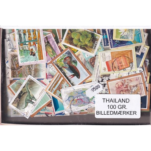 Thailand 100 g. Billedm�rker - T�t Klip.