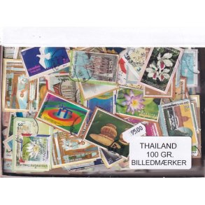 Thailand 100 g. Billedm�rker - T�t Klip.