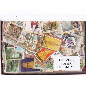 Thailand 100 g. Billedm�rker - T�t Klip.
