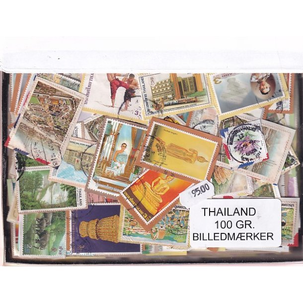 Thailand 100 g. Billedm�rker - T�t Klip.