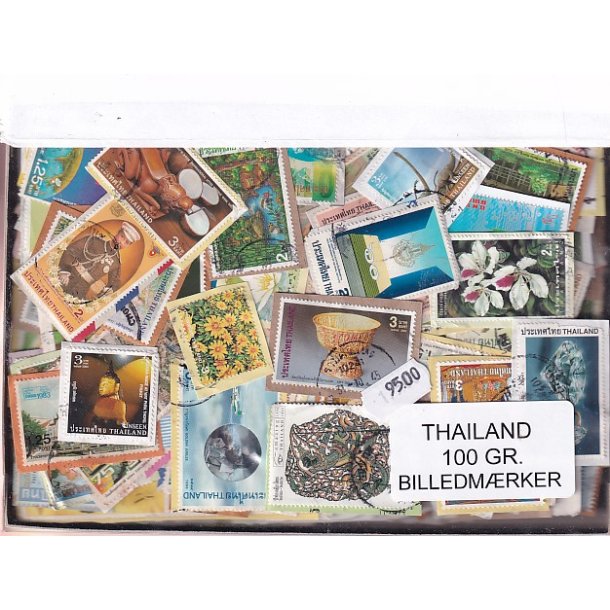 Thailand 100 g. Billedm�rker - T�t Klip.
