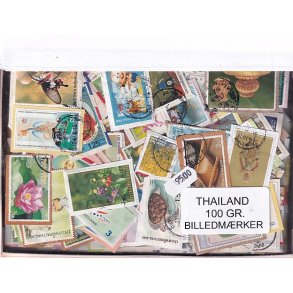 Thailand 100 g. Billedm�rker - T�t Klip.