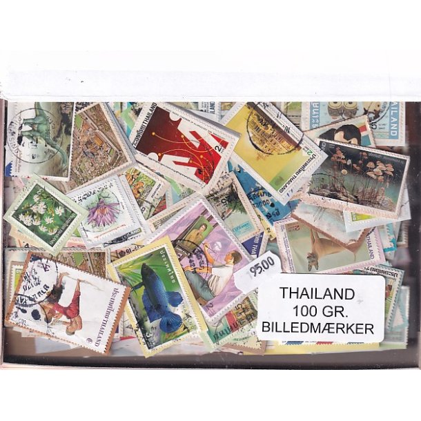 Thailand 100 g. Billedm�rker - T�t Klip.