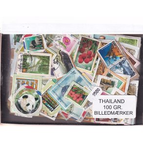 Thailand 100 g. Billedm�rker - T�t Klip.