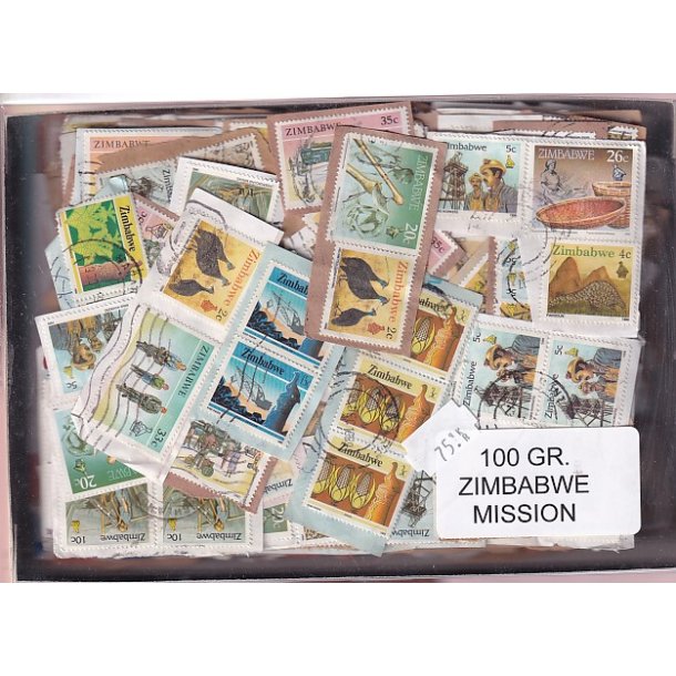 Zimbabwe 100 g. Missionsvare