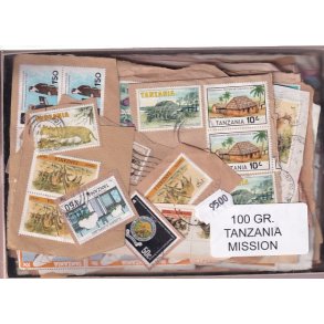 Tanzania 100 g. Mission m. Billedm�rker
