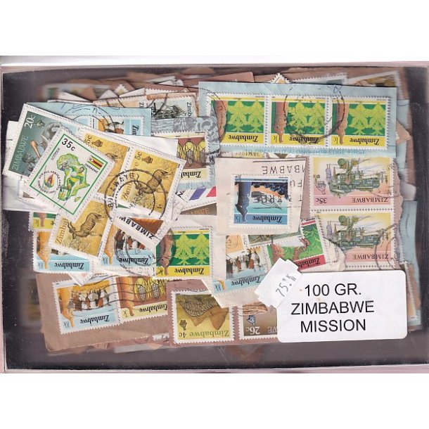 Zimbabwe 100 g. Missionsvare