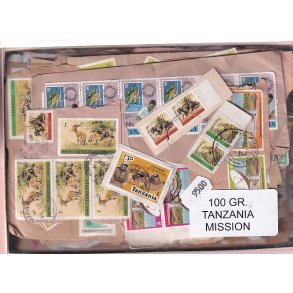 Tanzania 100 g. Mission m. Billedm�rker