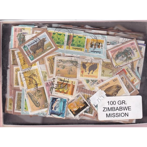 Zimbabwe 100 g. Missionsvare