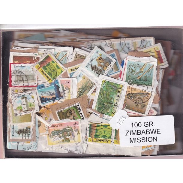 Zimbabwe 100 g. Missionsvare