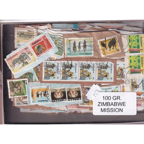 Zimbabwe 100 g. Missionsvare