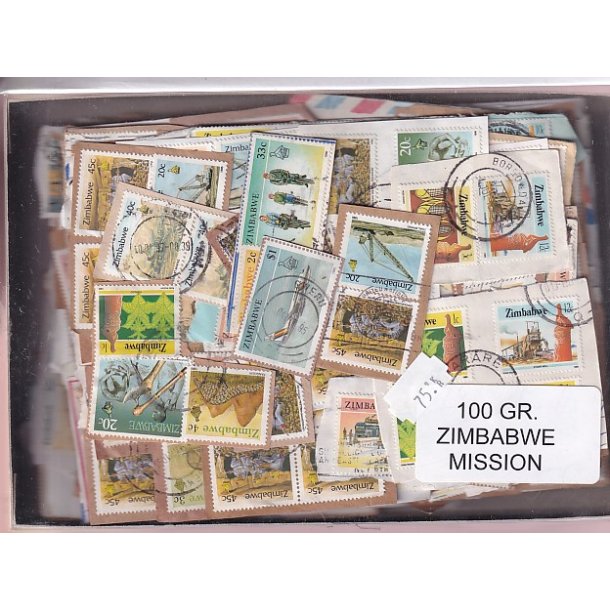 Zimbabwe 100 g. Missionsvare