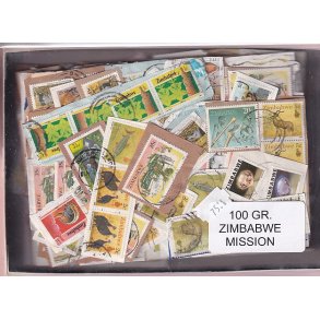 Zimbabwe 100 g. Missionsvare