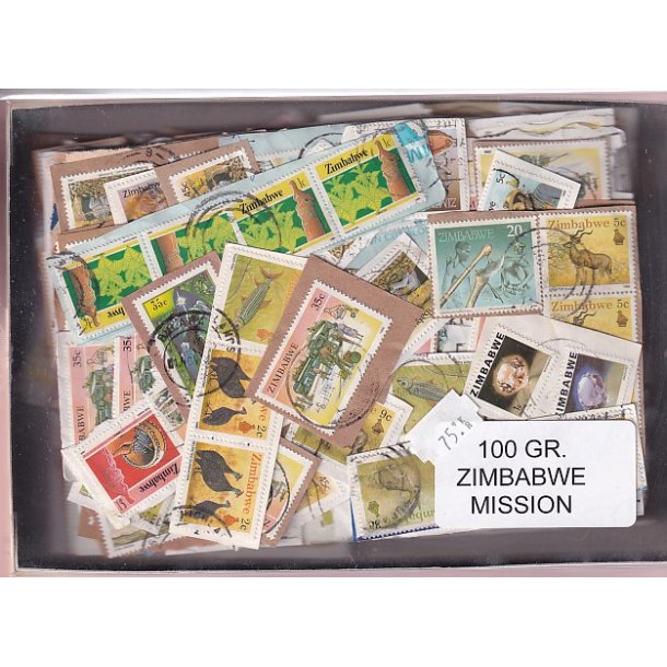Zimbabwe 100 g. Missionsvare