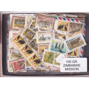 Zimbabwe 100 g. Missionsvare