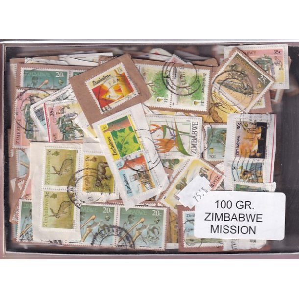 Zimbabwe 100 g. Missionsvare