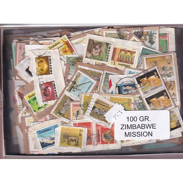 Zimbabwe 100 g. Missionsvare