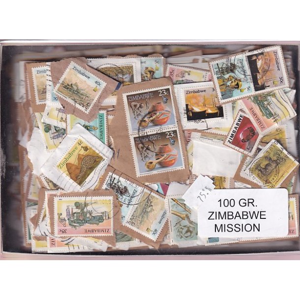 Zimbabwe 100 g. Missionsvare