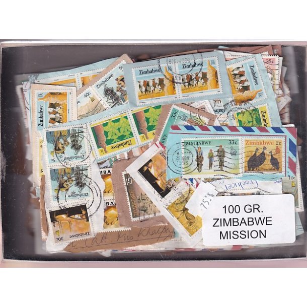 Zimbabwe 100 g. Missionsvare