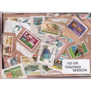 Tanzania 100 g. Mission m. Billedm�rker