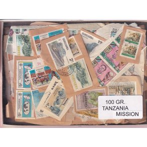 Tanzania 100 g. Mission m. Billedm�rker
